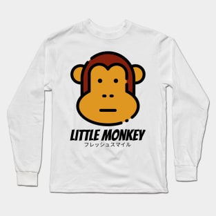 Little Monkey Ape Animal Long Sleeve T-Shirt